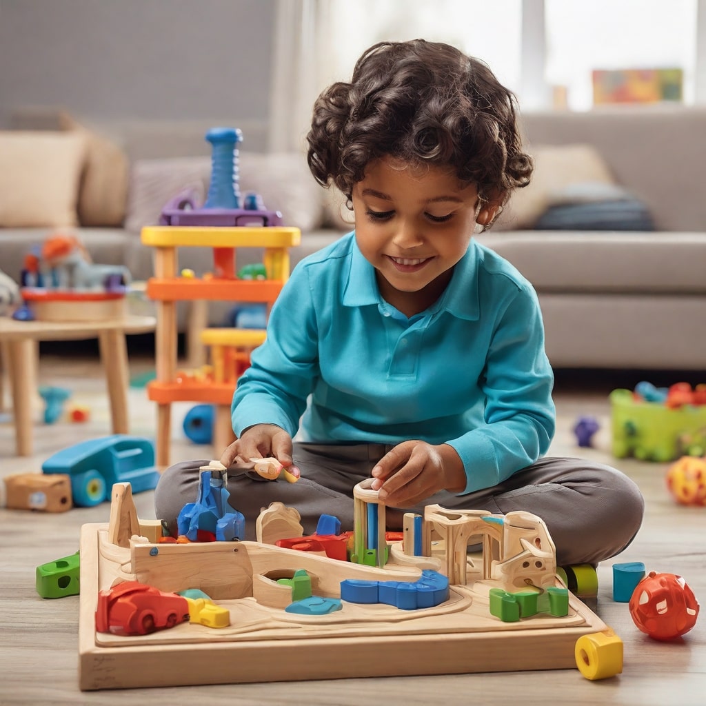 Niño con juguete educativo Obsequios para infantes de todas las edades