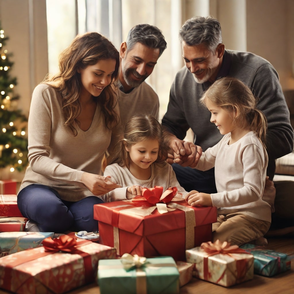 familia disfrutando Sorpresas para el día del niño
