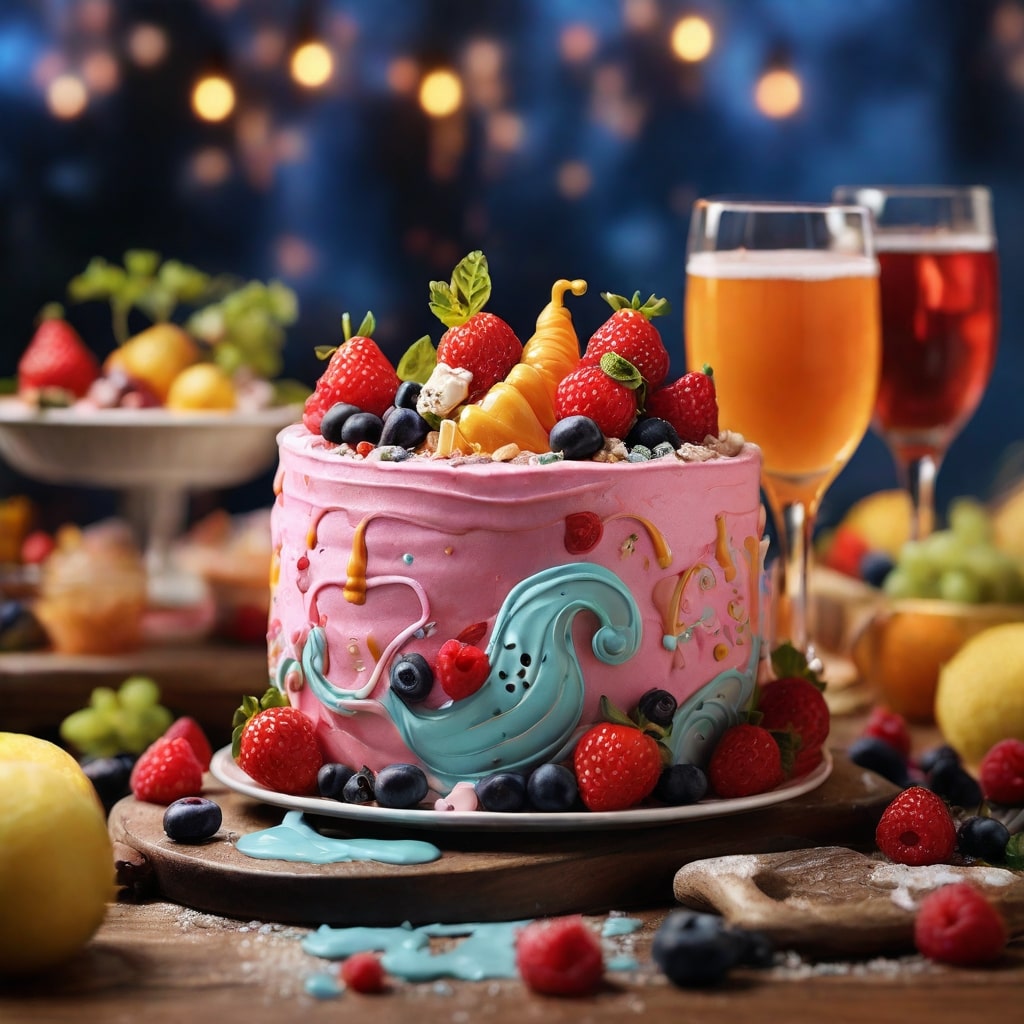 Comida tematica Comida tematica, pastel decorado para fiesta