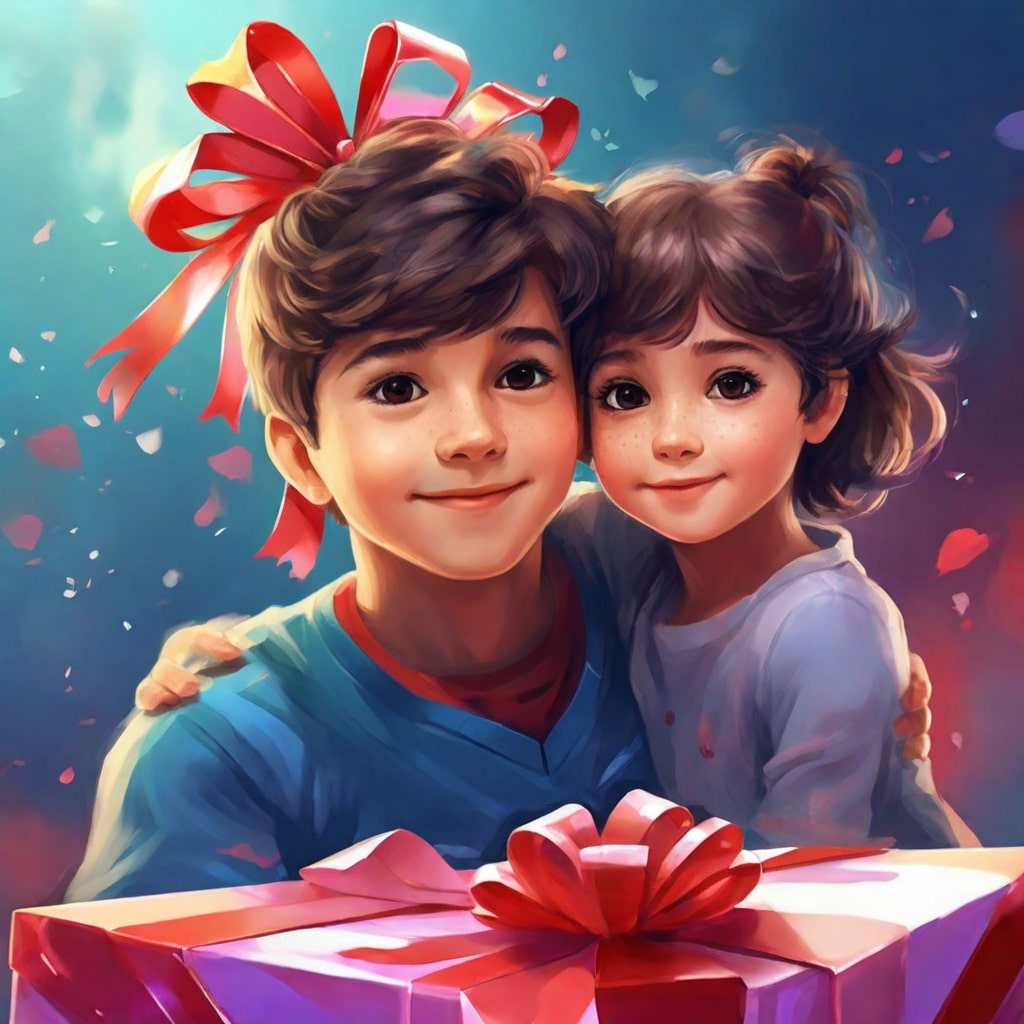 Niños y niñas cariño de hermanos Regalos para niños y niñas de todas las edades